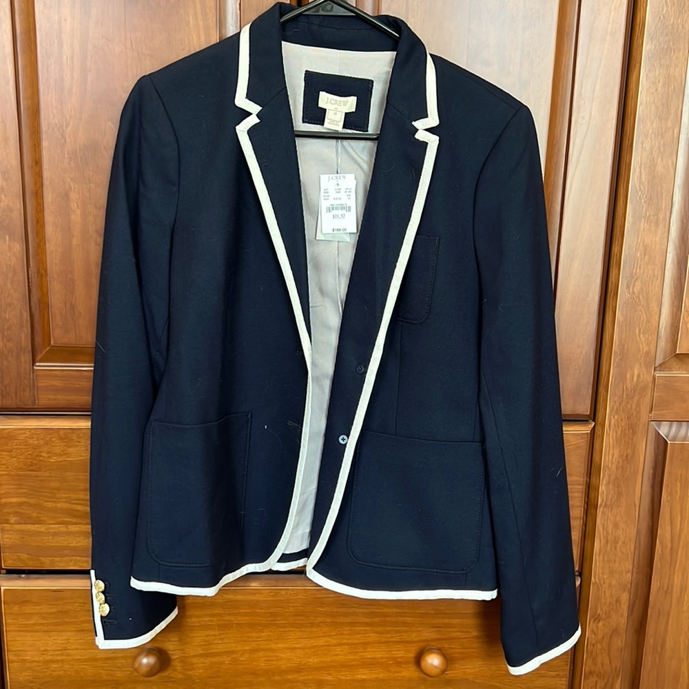 NEW… J. Crew Navy blazer size 10